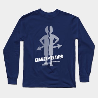 Kramer vs Kramer - Alternative Movie Poster Long Sleeve T-Shirt